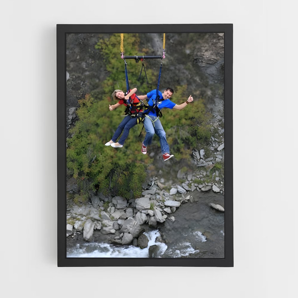 Poster Adrenaline Nevis – affiche Saut à l’élastique (vue 2)